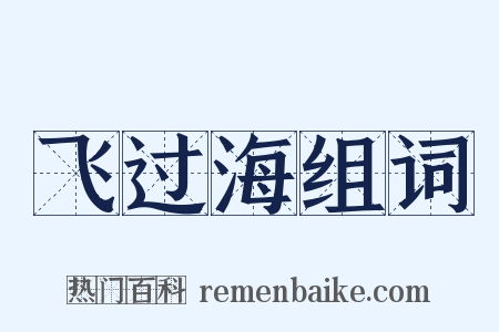飞过海组词是什么意思的图片